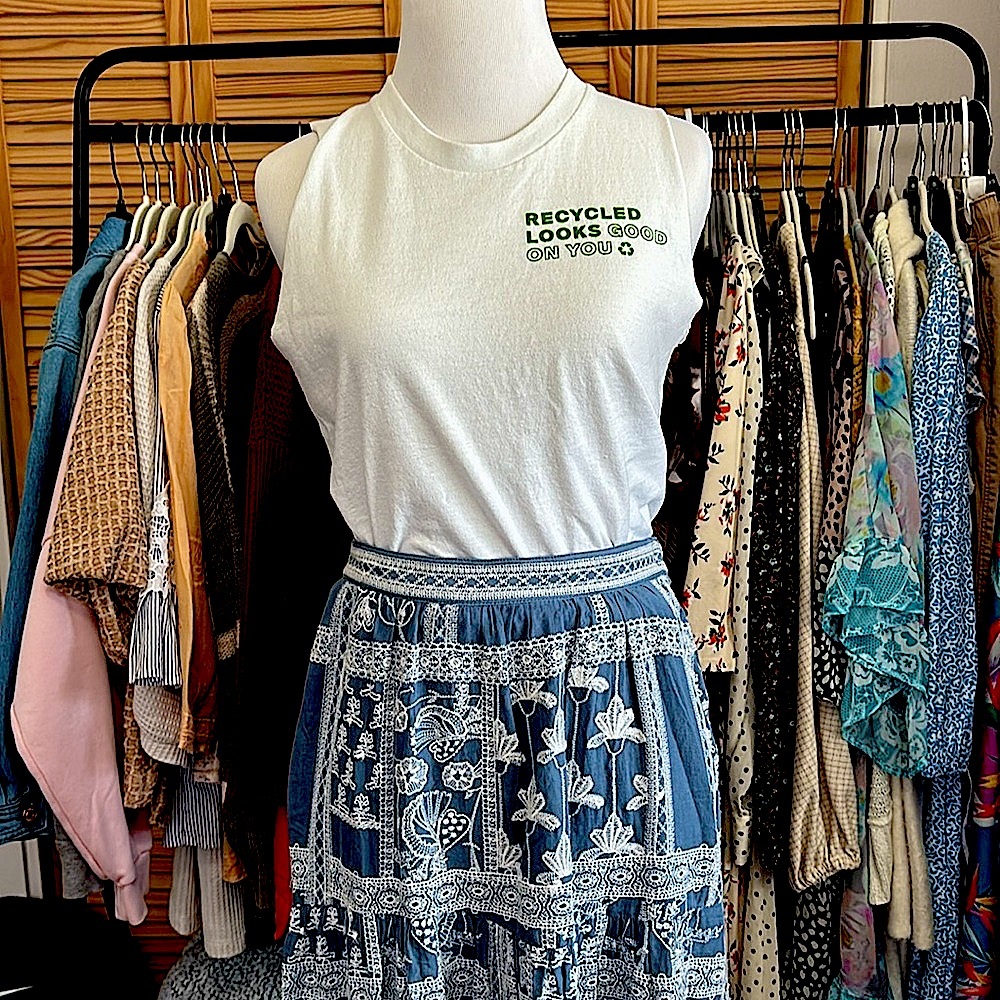 ☀️SOLD☀️ Anthropologie - Upcycled Tank
